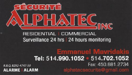 Sécurité Alphatec Inc.